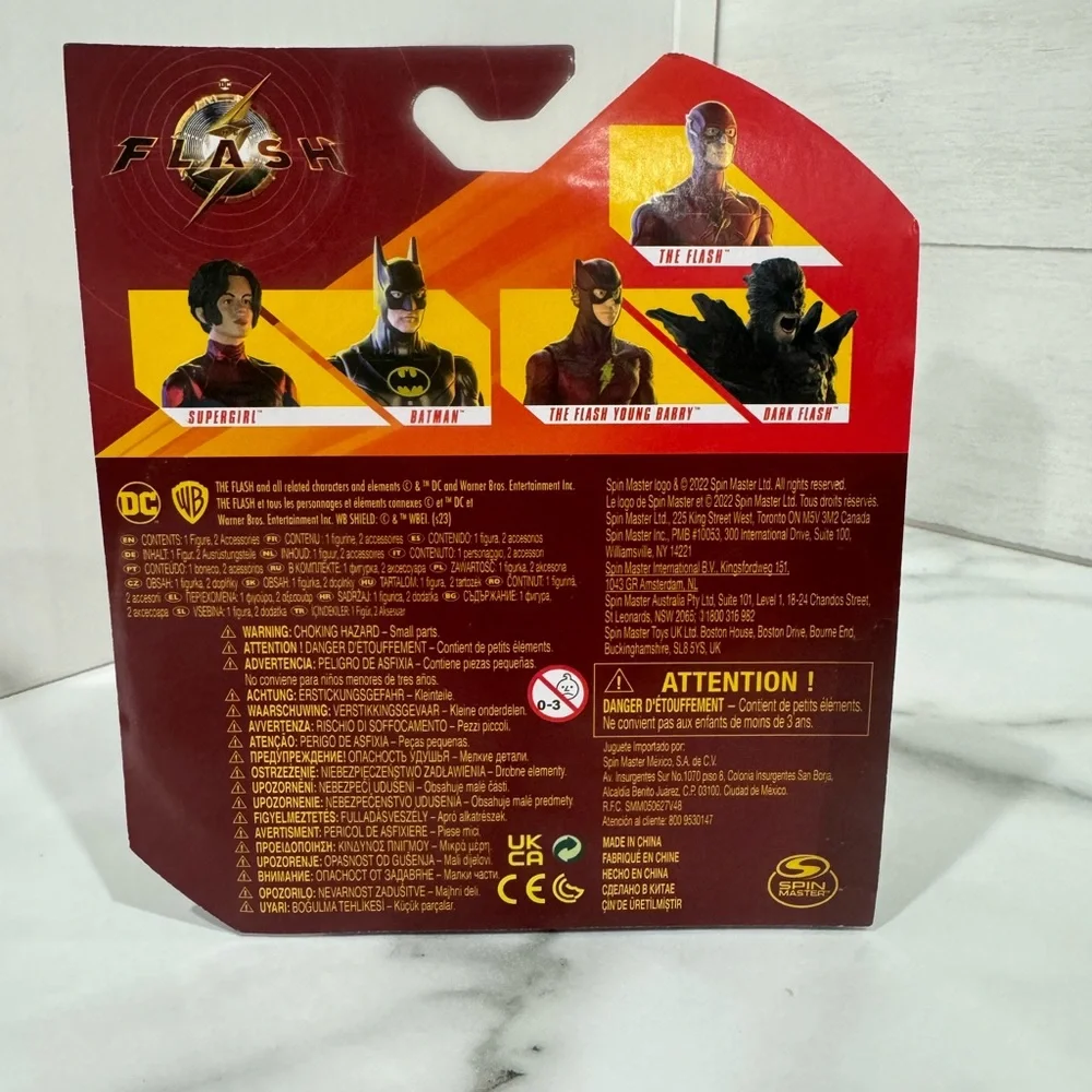 THE FLASH YOUNG BARRY 4” ACTION FIGURE. FIRST EDITION DC THE‎ FLASH MOVIE